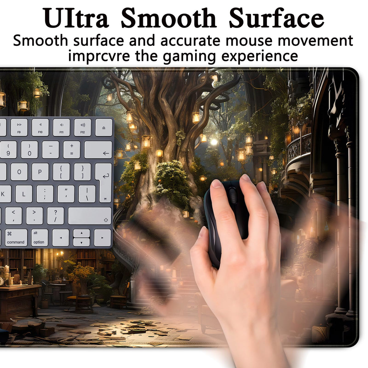 Vintage Aesthetic Desk Mat Adventure Extended Mouse Pad Large Gaming Mousepad XXL Dark Academia