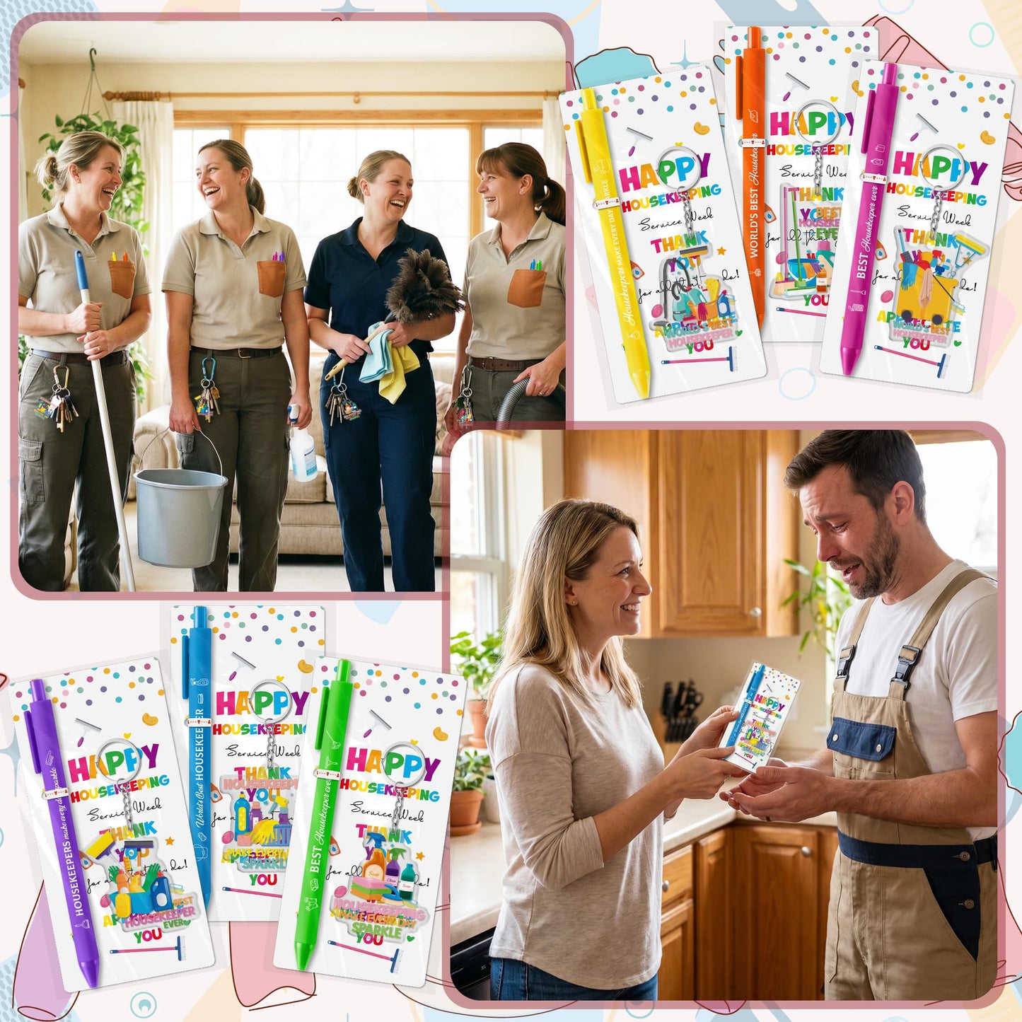ANGOLIO Housekeeping Week Appreciation Gifts for Housekeeper Employee Team