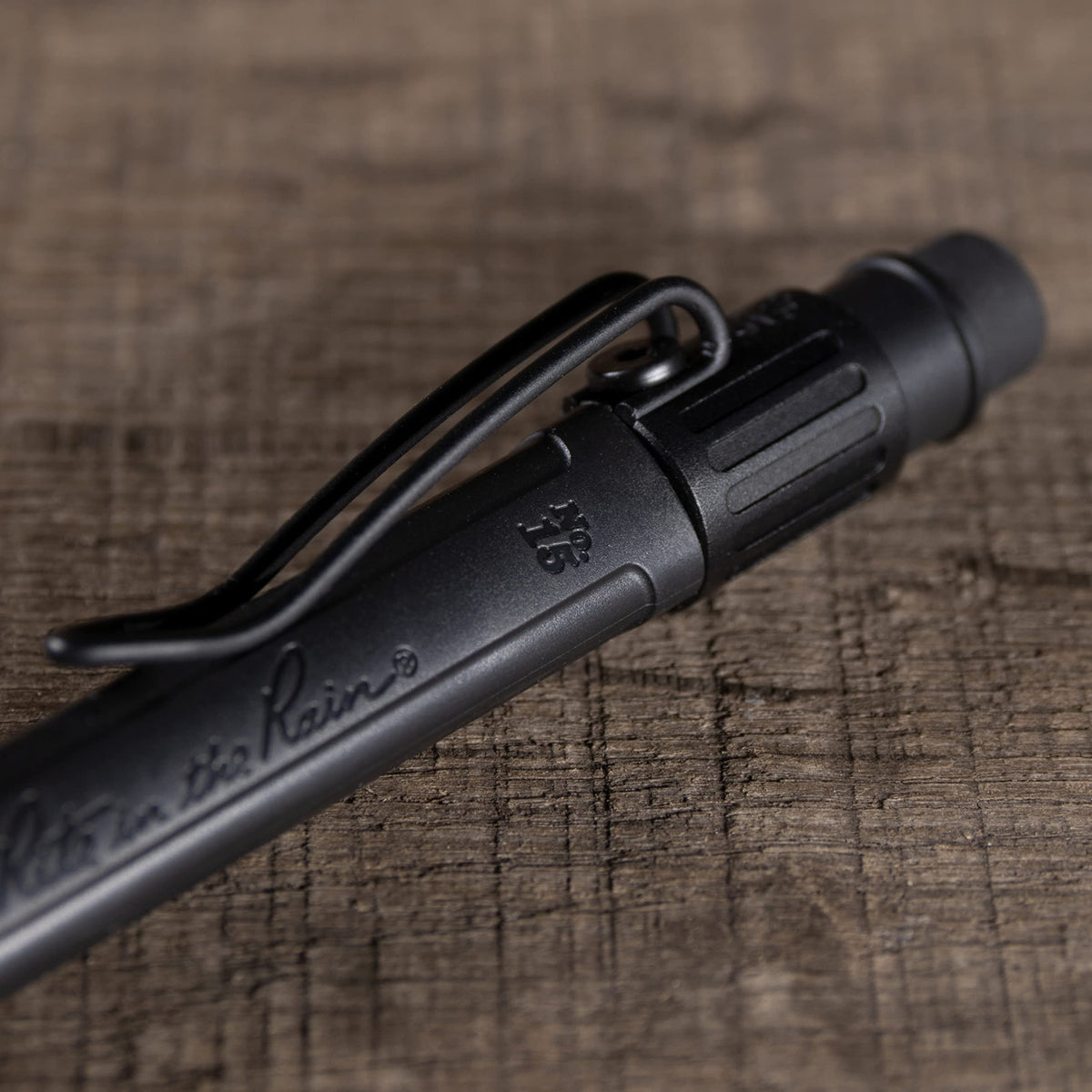 Rite in the Rain Weatherproof Mechanical Pencil, Black Barrel, 1.3mm Dark Lead, 12 lead refills