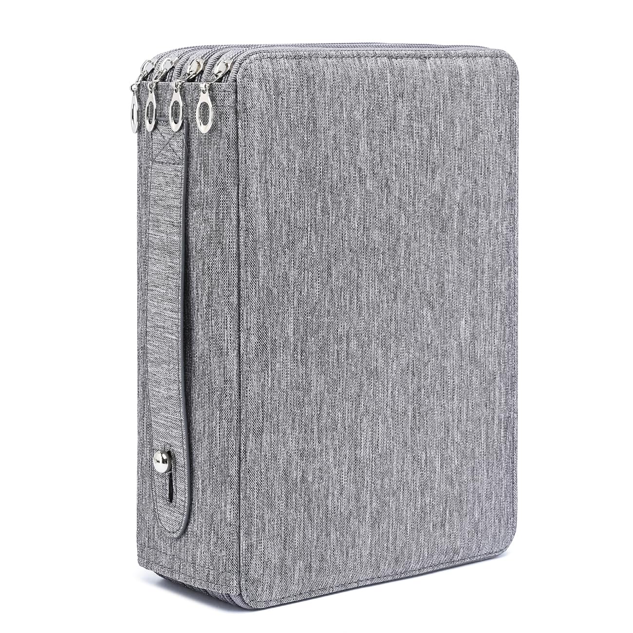 YOUNGCOL 200 Slots Colored Pencil Case - Deluxe Oxford Fabric Pencil Organizer Holder With Zipper
