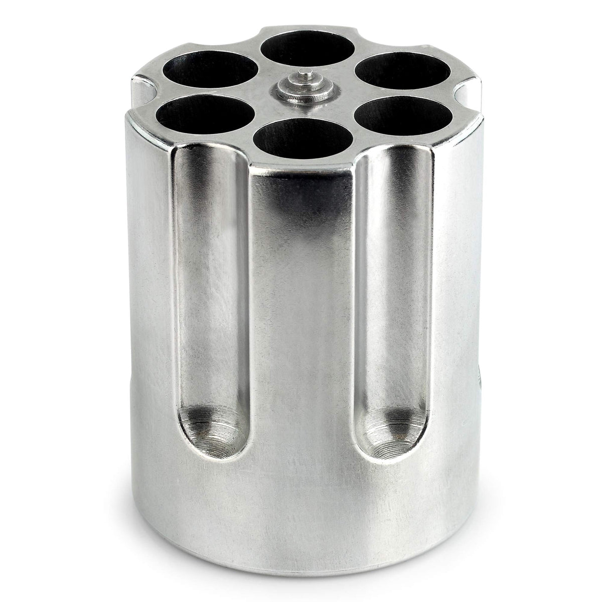 Caliber Gourmet Revolver Pen Holder & Paper Weight, Cast Aluminum Office Gift – Cool Pencil Holder