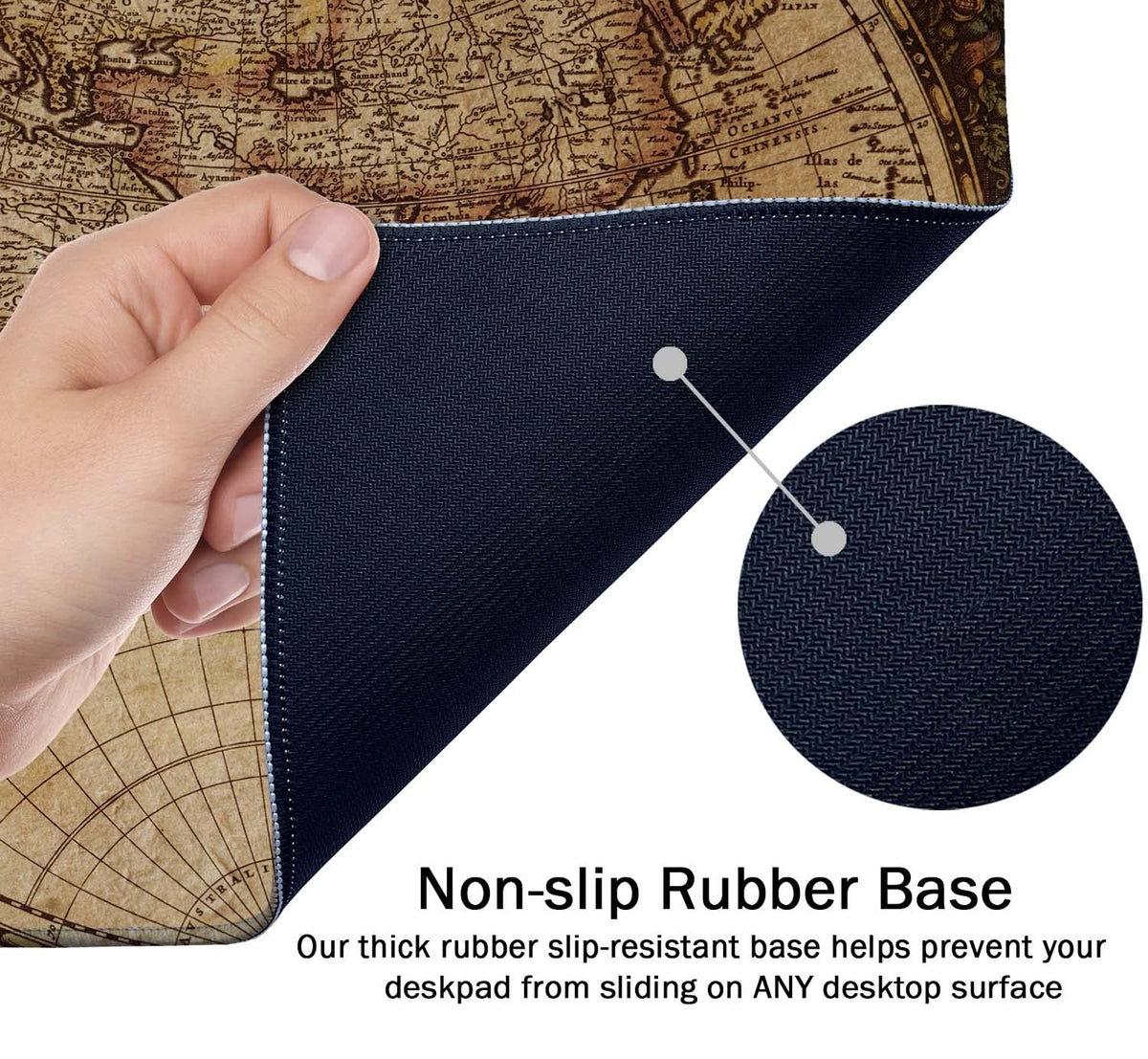 SSOIU Extended Gaming Mouse Pad XXL ArtSo Large Keyboard Mat Long Mousepad Desk Decor Writing Pad