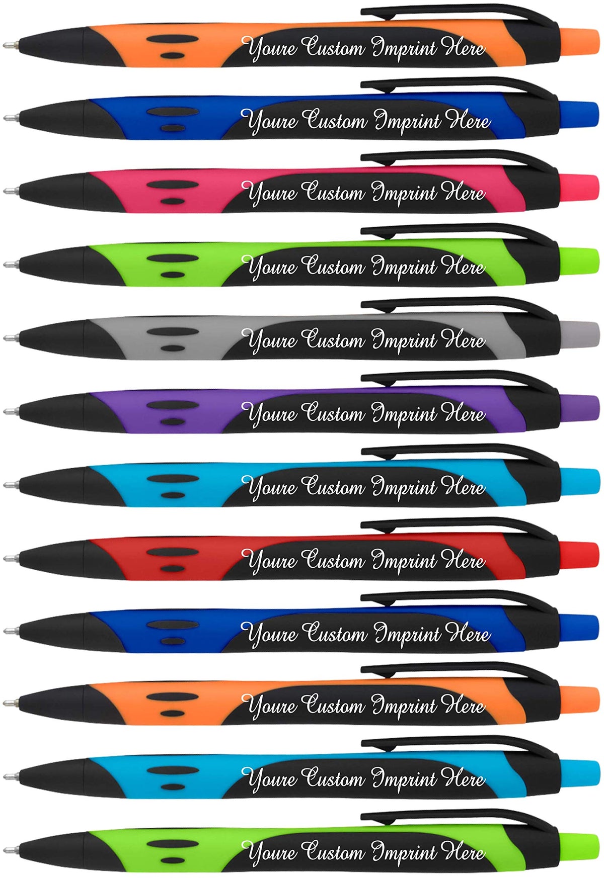 Express Pencils Your Name Custom Printed on our Bentley Rubberized Two-Tone Soft Touch Ballpoint