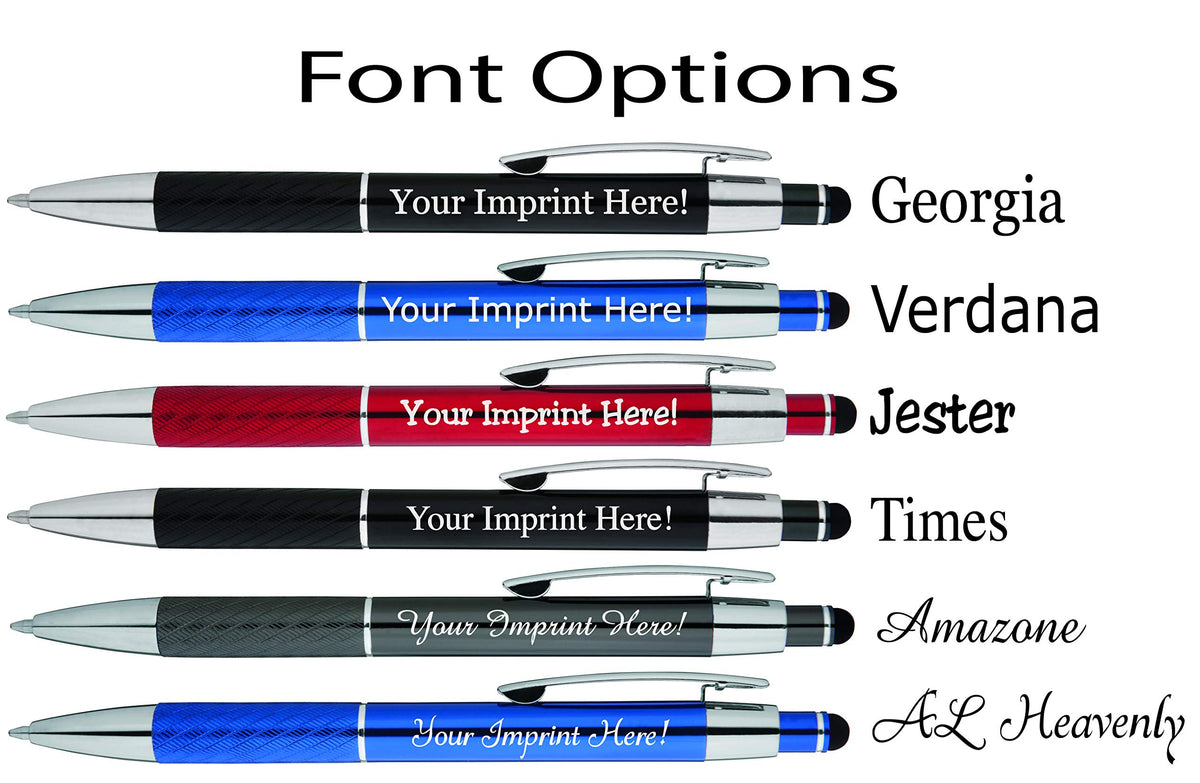 ExpressDesigns™ - Personalized Pens Gift Set - 2 Pack of Metal Pens w/gift box - Luxury Ballpoint
