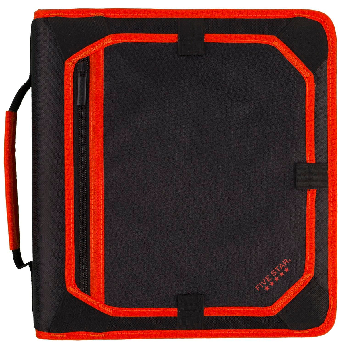 Five Star Zipper Binder, 2 Inch 3-Ring Binder with Round Rings, Expansion Panel and 5-Tab Expanding