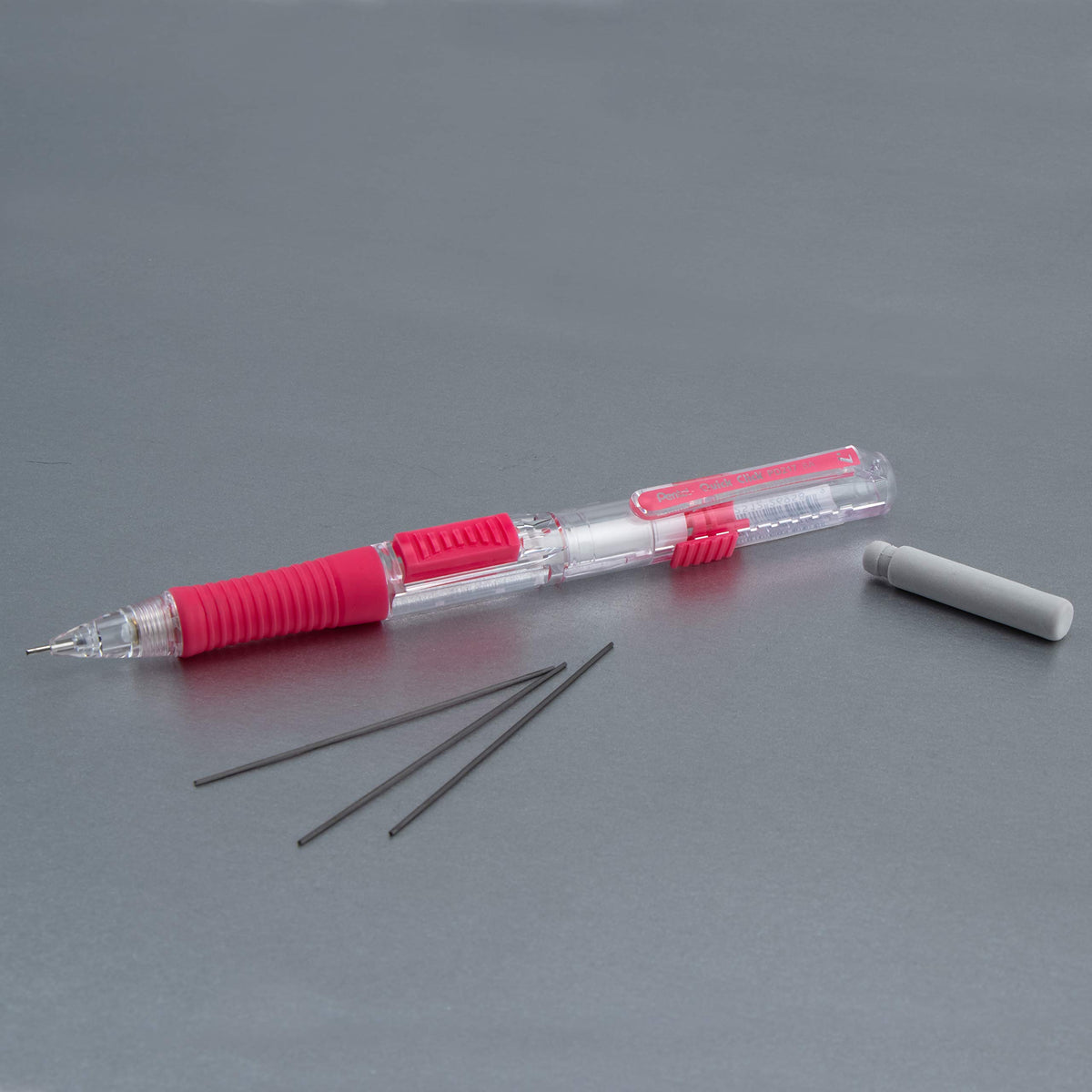 Pentel Quick Click Mechanical Pencil, (0.7mm) Med Line, Canister, Assorted Colors (A/D/N/P/S/V)