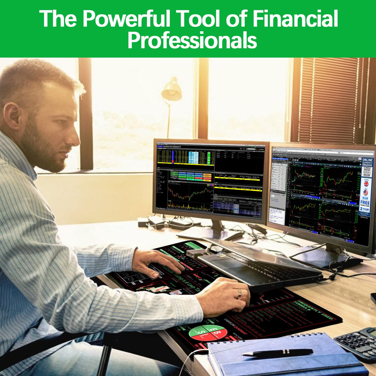 ProbTis Stock Market Mouse Pad, Investing Guidance for Beginners, Finance Gifts for Day Trader