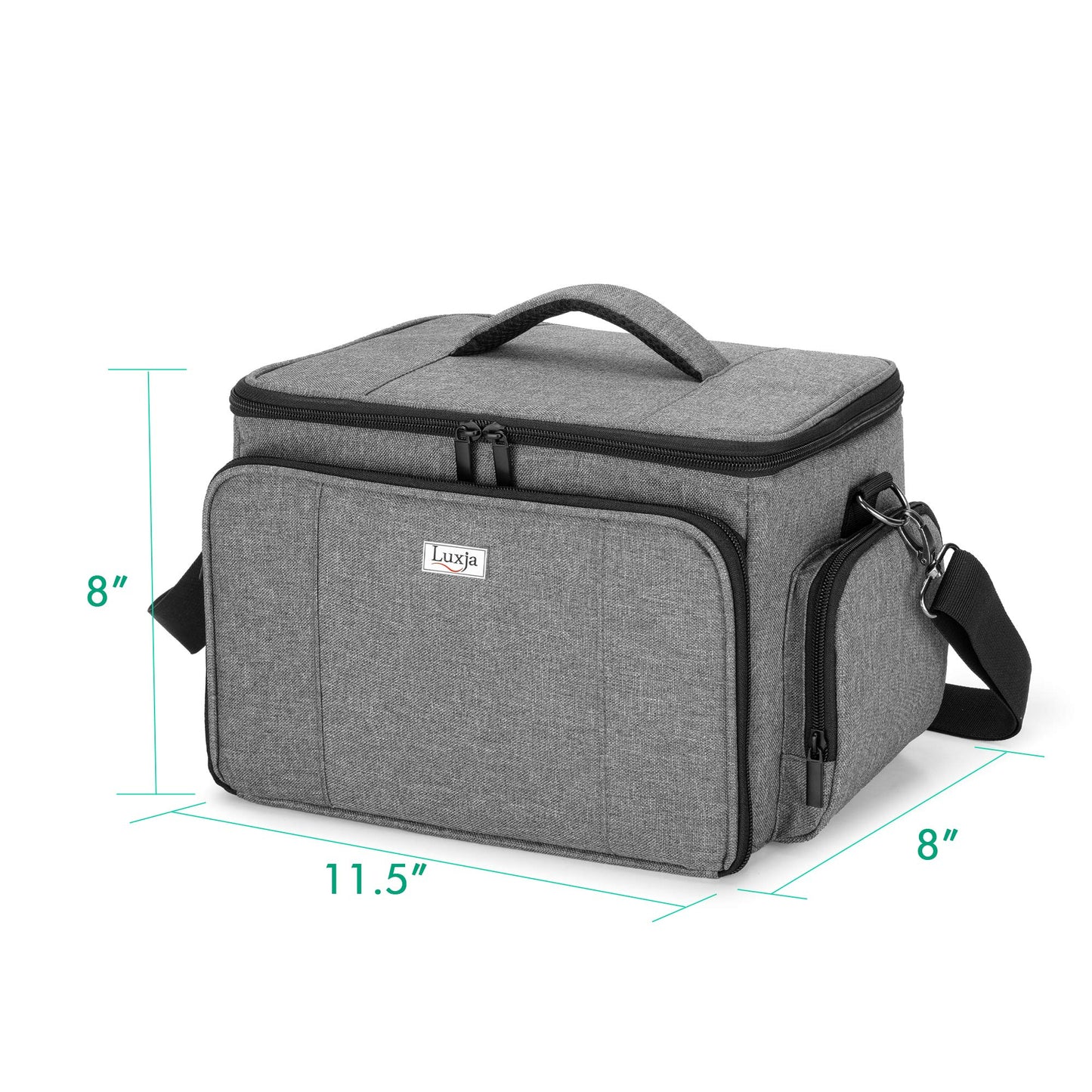 LUXJA Carrying Case Compatible with Cricut Joy and Easy Press Mini, Gray