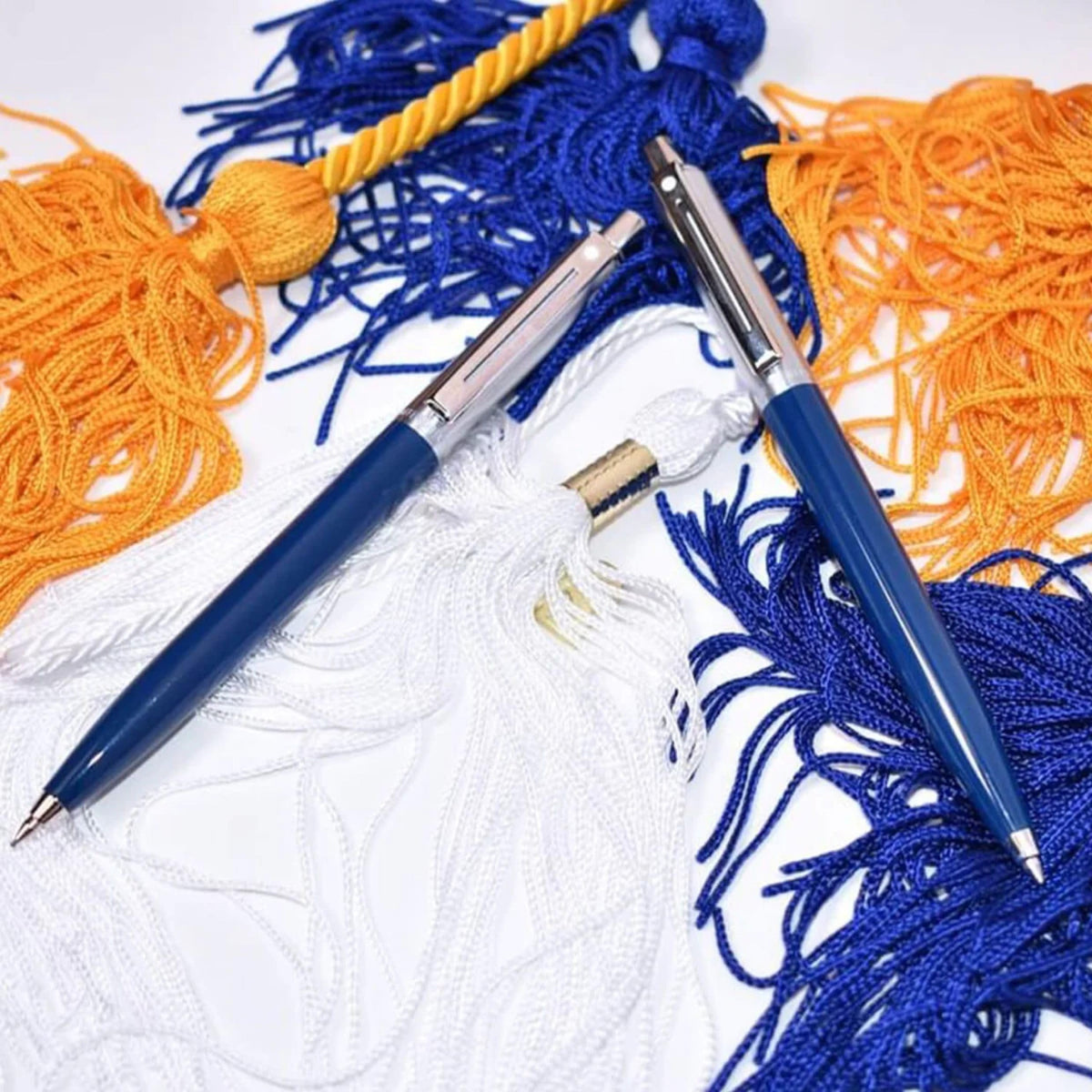 Sheaffer Sentinel Blue Ballpoint Pen with Chrome Trim