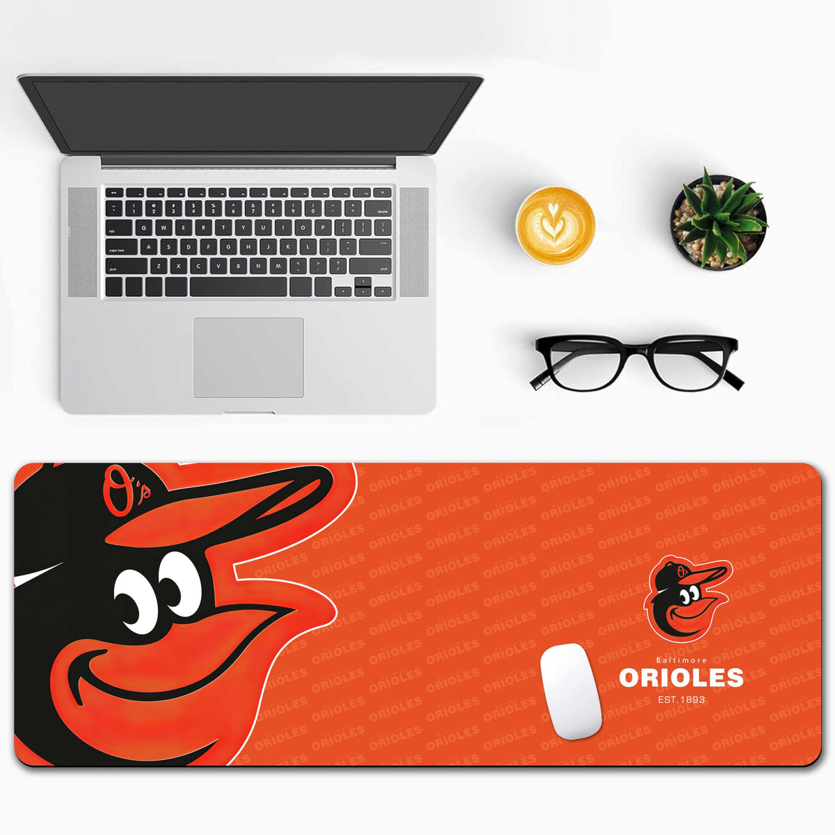 Supercool Design Large Mouse Pad, Sport Square Theme Mousepad Waterproof Non-Slip Rubber Base