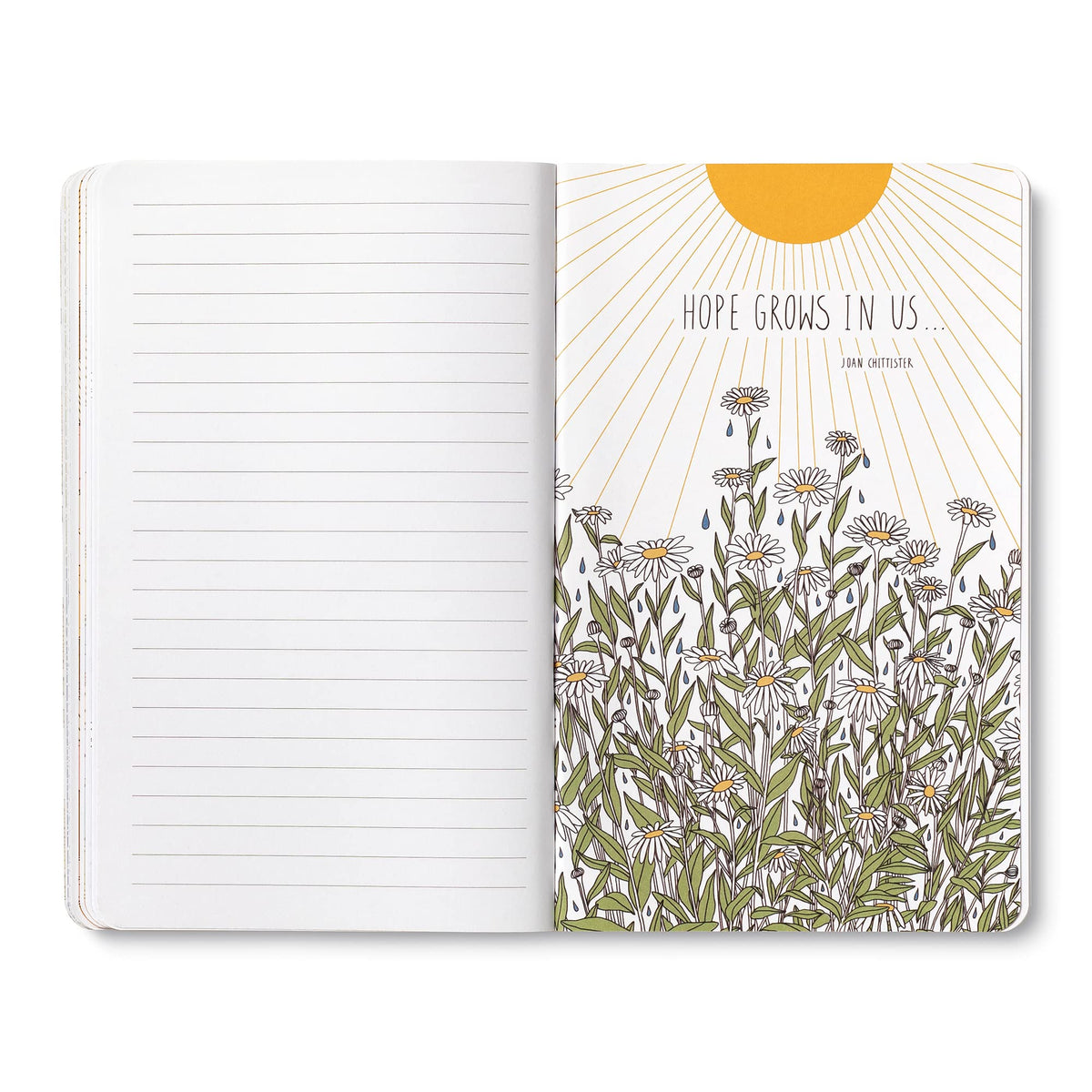 Compendium Softcover Journal - There is always hope… – A Write Now Journal with 128 Lined Pages