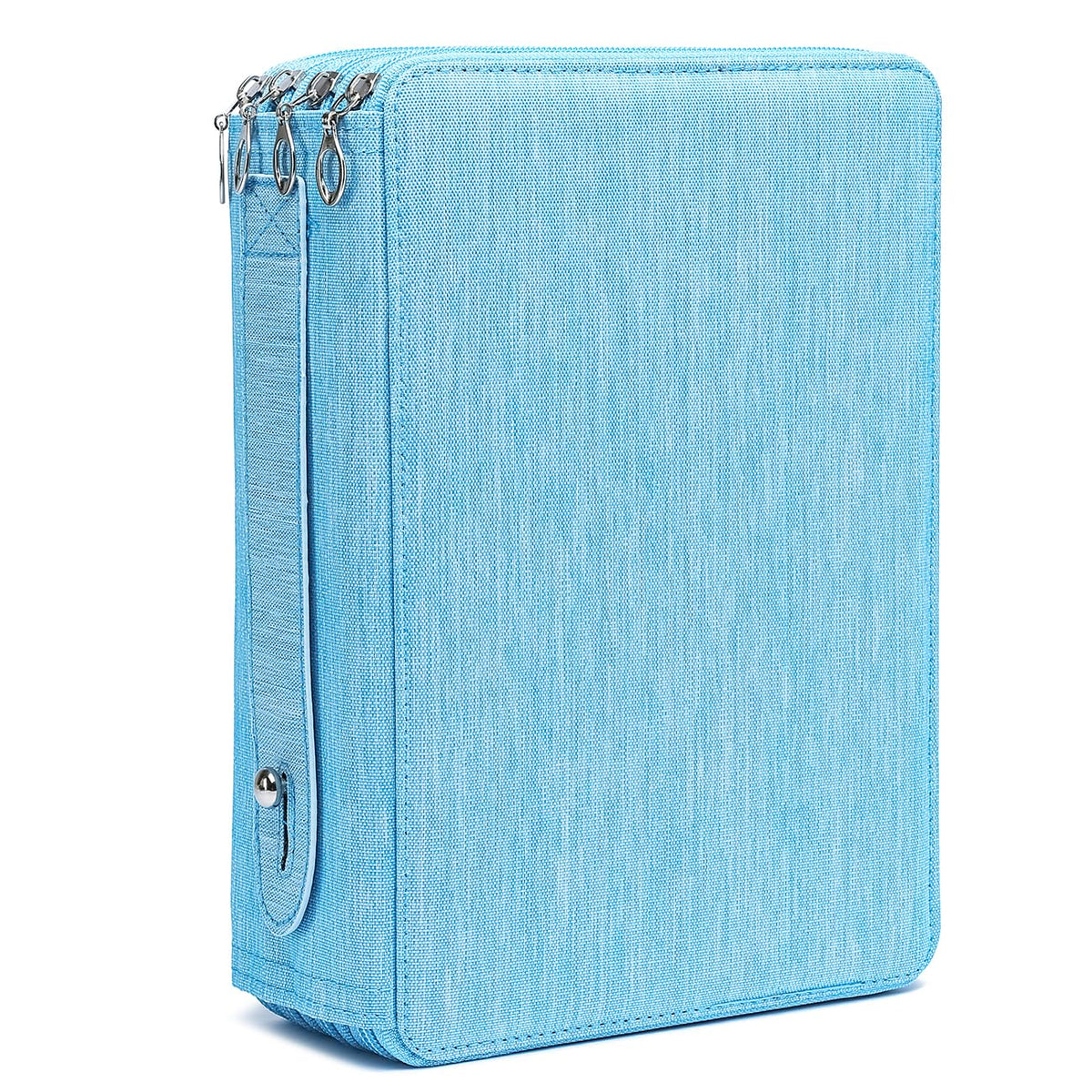 YOUNGCOL 200 Slots Colored Pencil Case - Deluxe Oxford Fabric Pencil Organizer Holder With Zipper