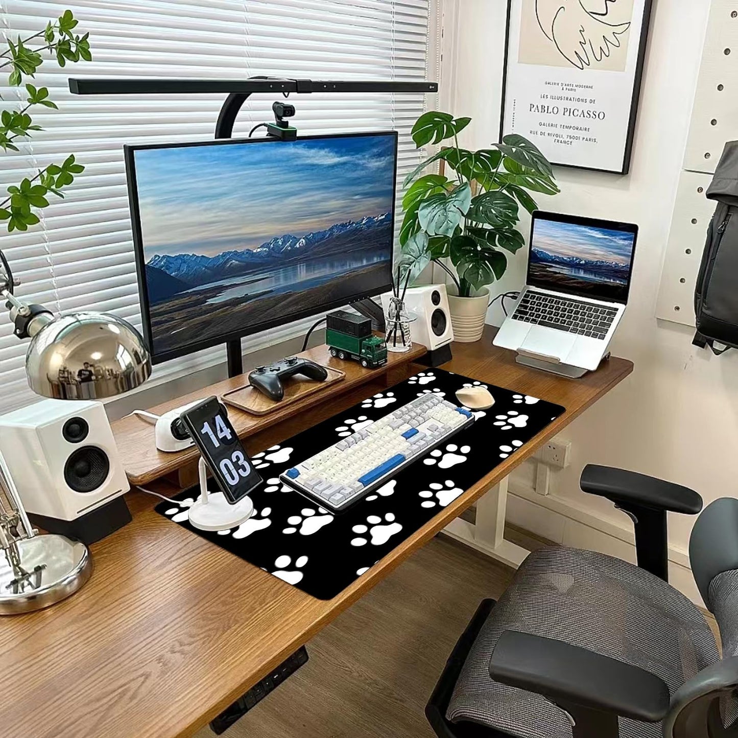 Mouse Pad Gaming Mouse Pad Desk Pad XL Large Mouse Mat Keyboard Mat Office Desk Decor