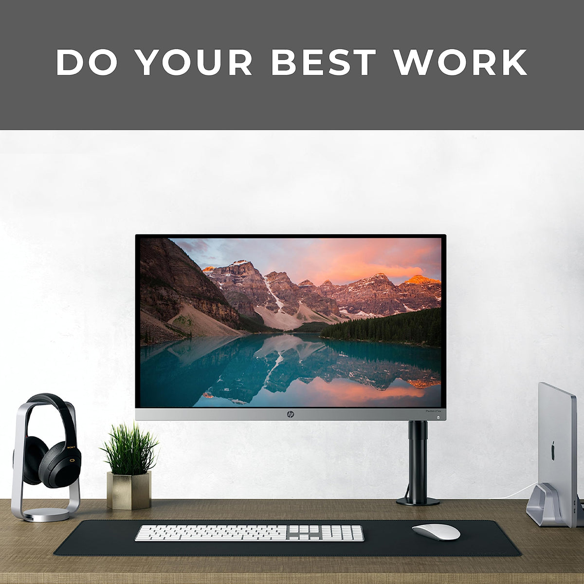 HumanCentric VESA Mount Adapter Compatible with HP 32-Inch Displays