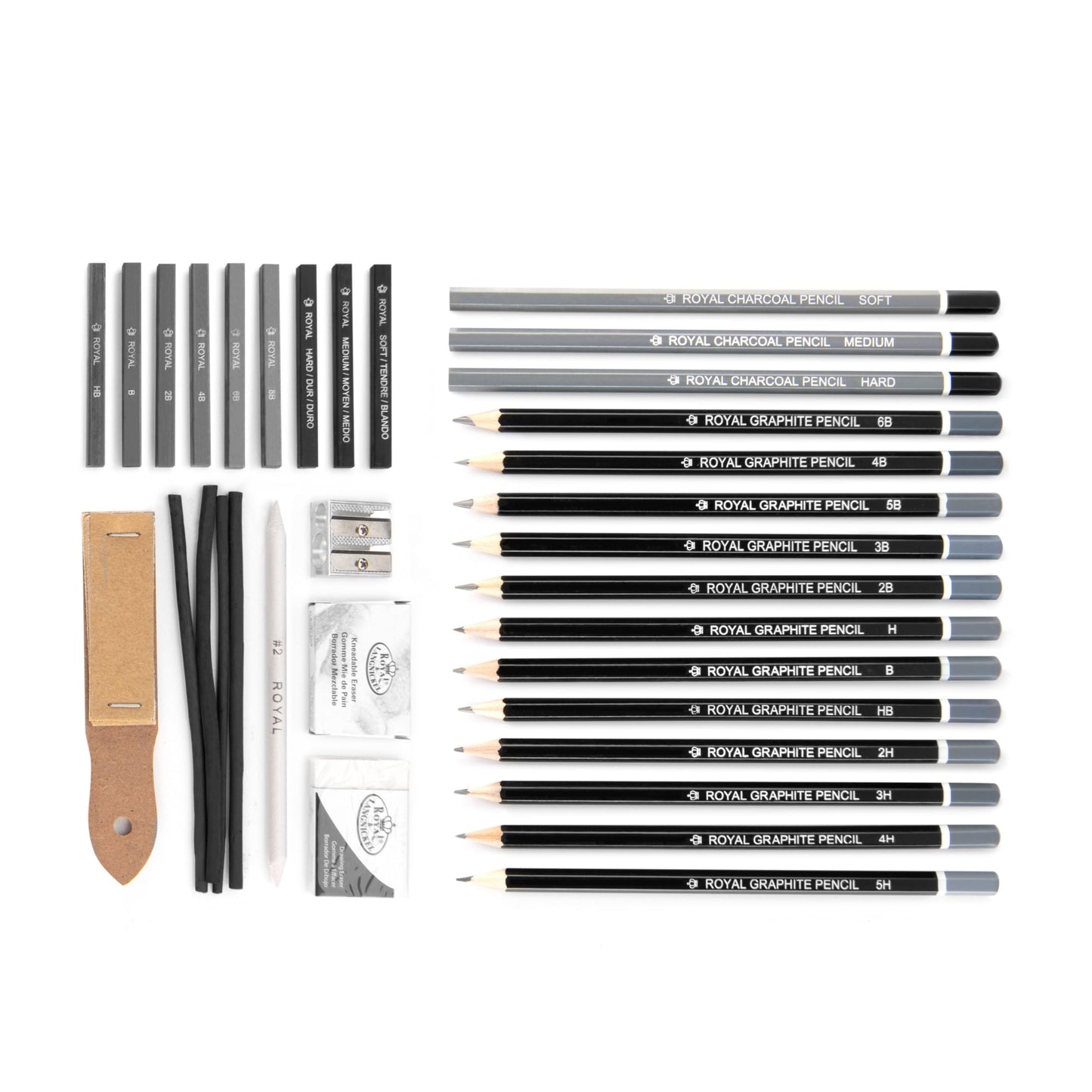 Royal & Langnickel Small Clear Case Sketching Set (RSET-ART3105)