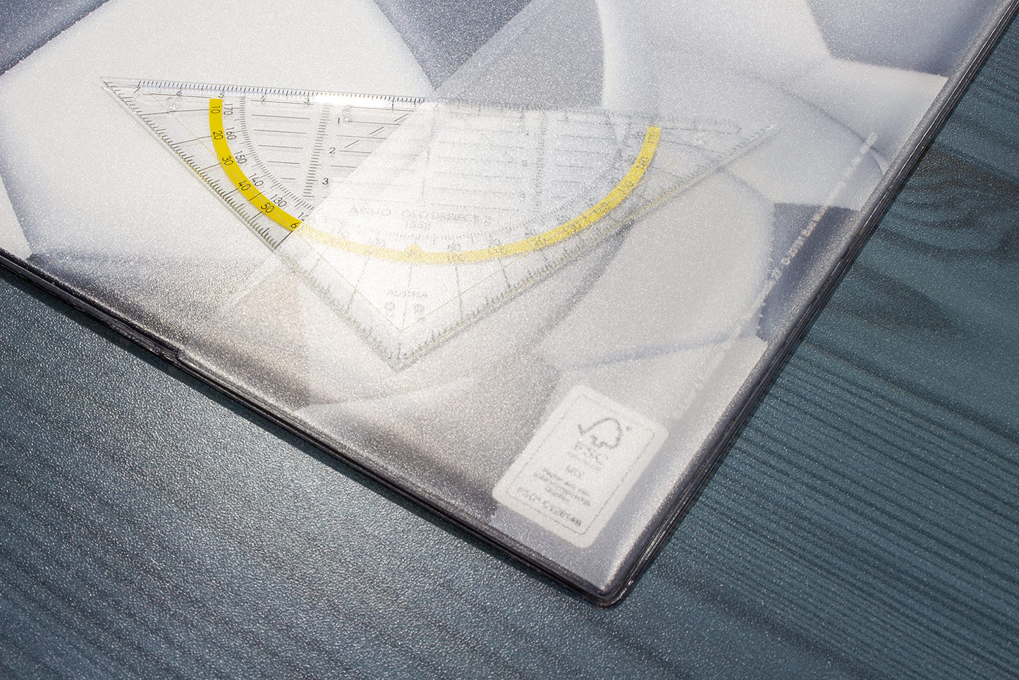 Desk Mat Kangaro Football Non-Slip 38 x 58 cm with Two Pockets for Children's and Teenagers' Room