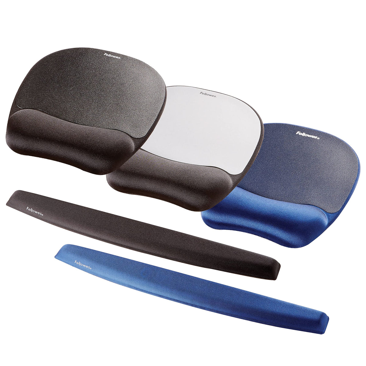 Fellowes Memory Foam Keyboard Wrist Rest - Ergonomic Wrist Support for Computer Laptop and Home