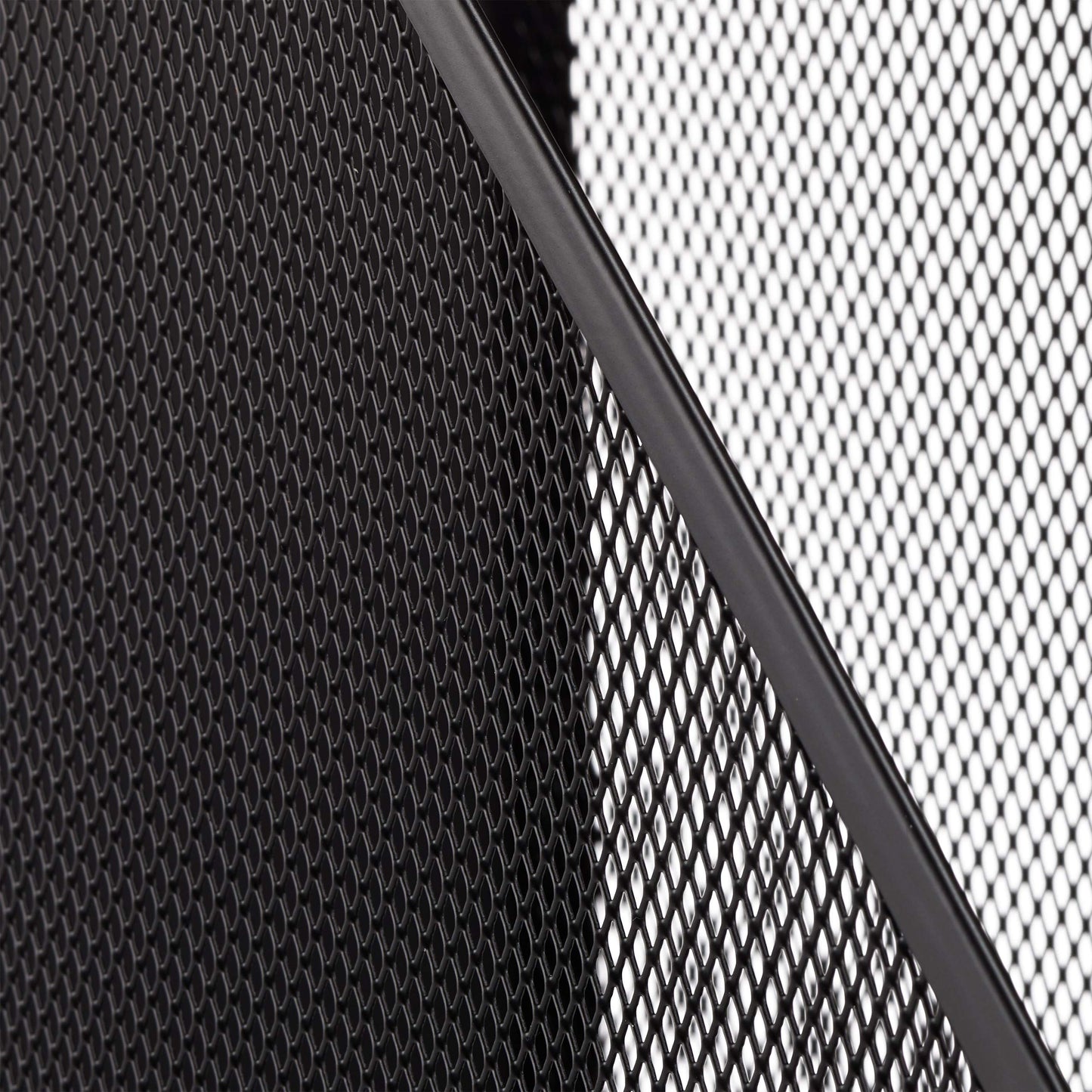 Relaxdays Stand Metal Mesh Upright Lever Arch File A4 to C4, Archive Box, Eyelets For Wall