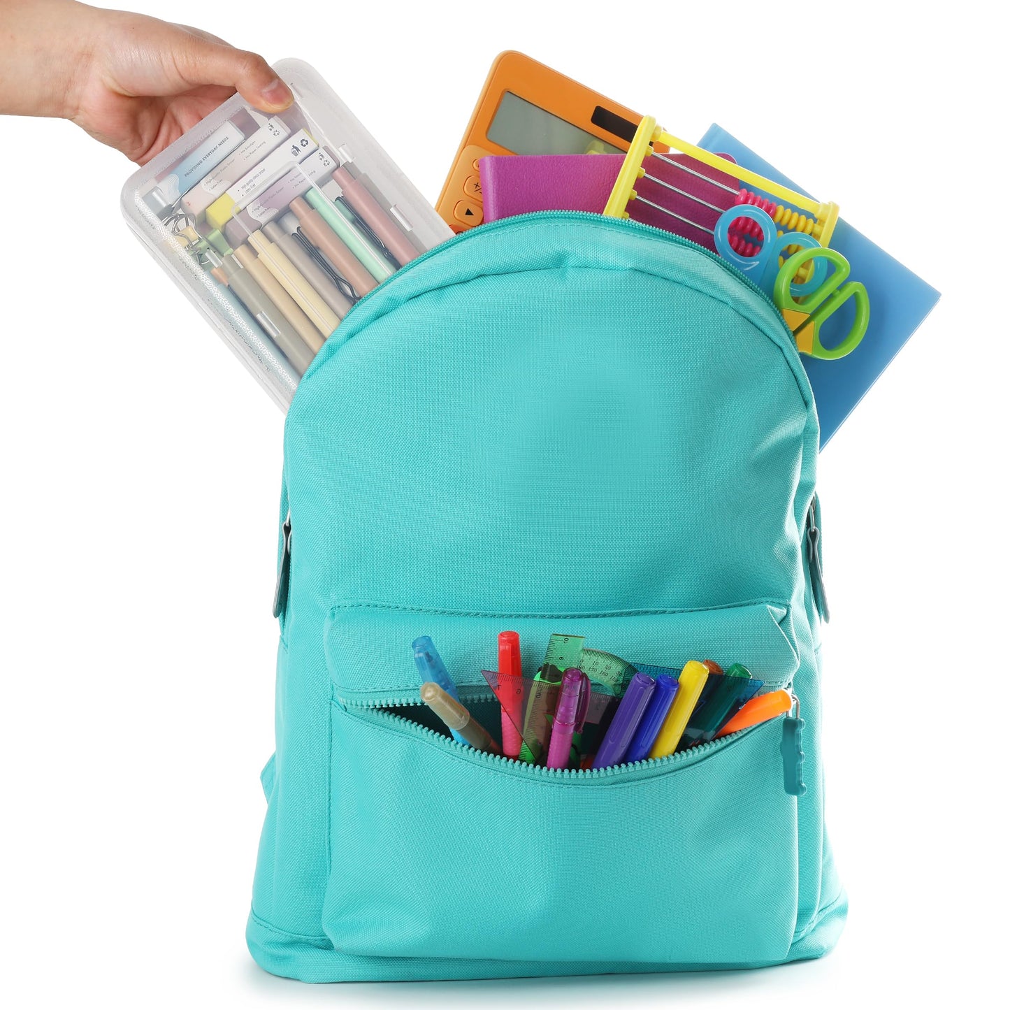 Mr. Pen- Plastic Pencil Case Box, 12 Pack