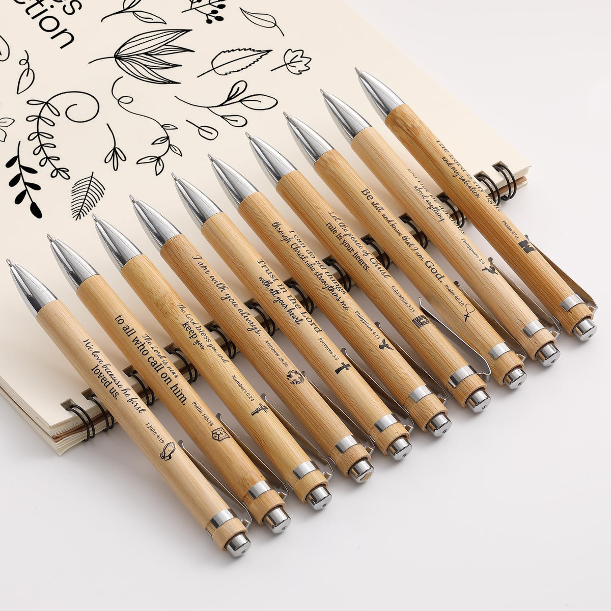 Mr. Pen- Bible Verse Pens Bulk, 100 Pack, Black Ink