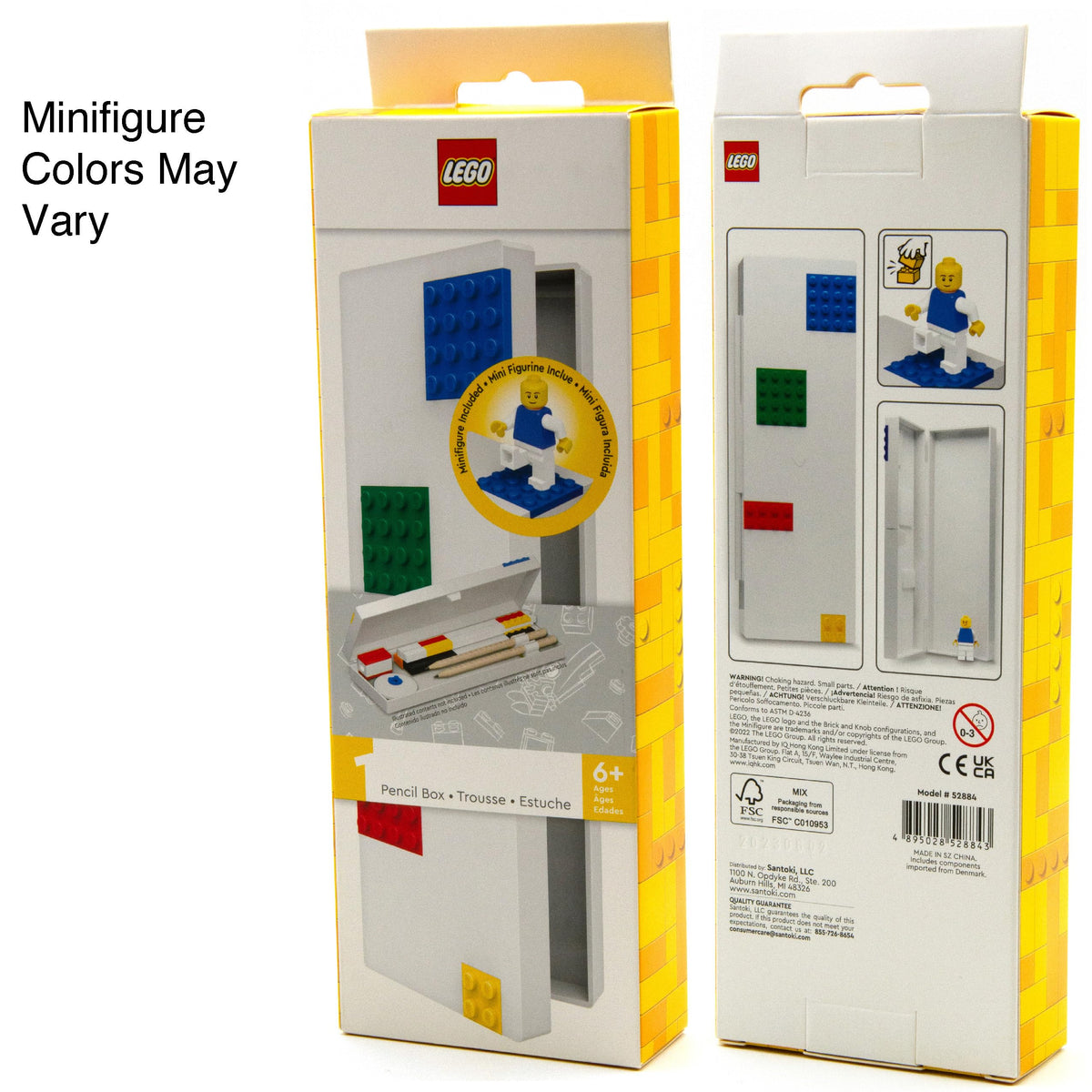LEGO Stationery Pencil Box with Minifigure (52884)