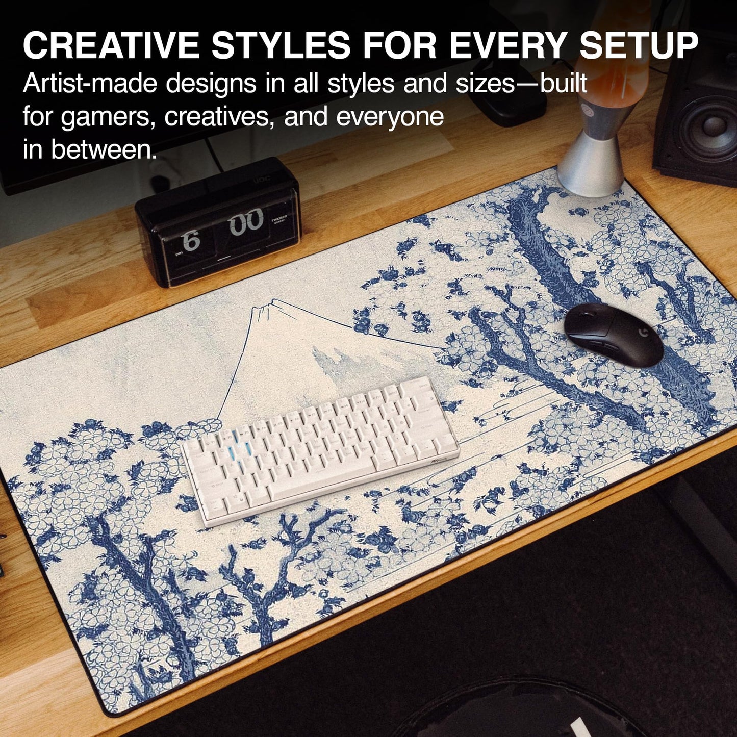 MPCO. Orignal Gaming Desk Pad, 36" x 17" Duraglyde Fabric Non-Slip Desk Mat