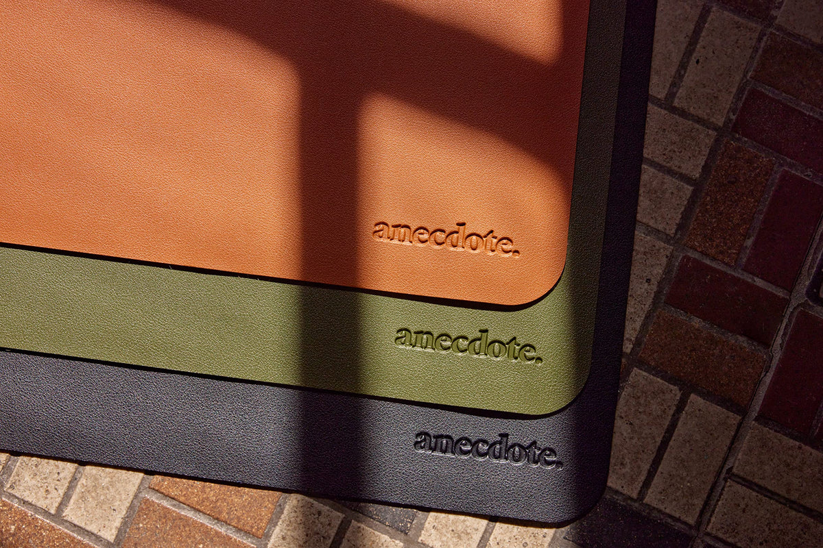 Anecdote Office Desk Pad Mat, Large Keyboard & Mouse Pad, Home Desk Blotter