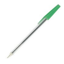 Q-Connect 3 Medium Ballpoint Pen, Green, Pack of 50