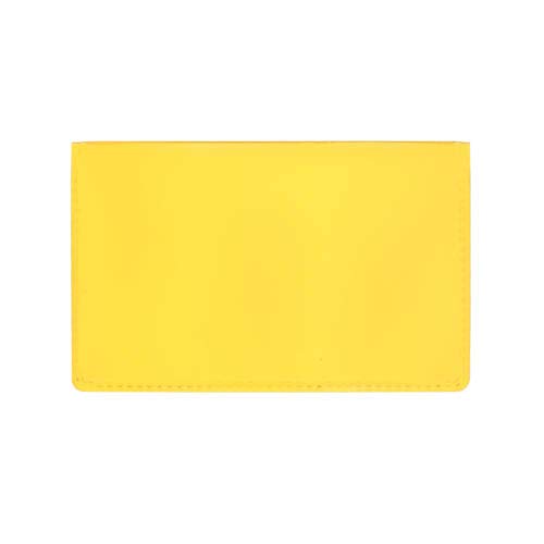 StoreSMART - Yellow Folding Business Card Holders - 20 Pack - Polypropylene Plastic (RPP2915Y-20)