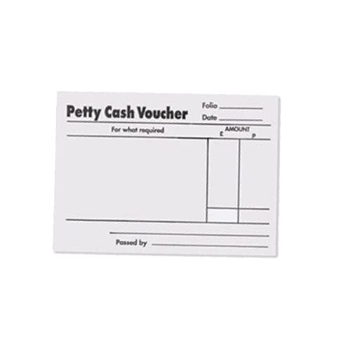 Q-Connect Petty Cash Voucher Pad 125x101mm (Pack of 10) KF00103