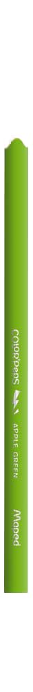 Maped Strong Color'Peps Colouring Pencils, Pack of 24, Extra Strong and Ergonomic - Metal Tube