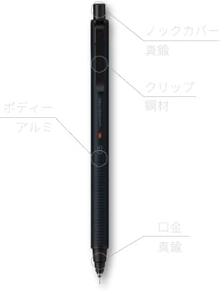 KURUTOGA Mitsubishi Pencil Mechanical Pencil Metal 0.5mm Silent Blue M5KH1P.10 With Original Stylus
