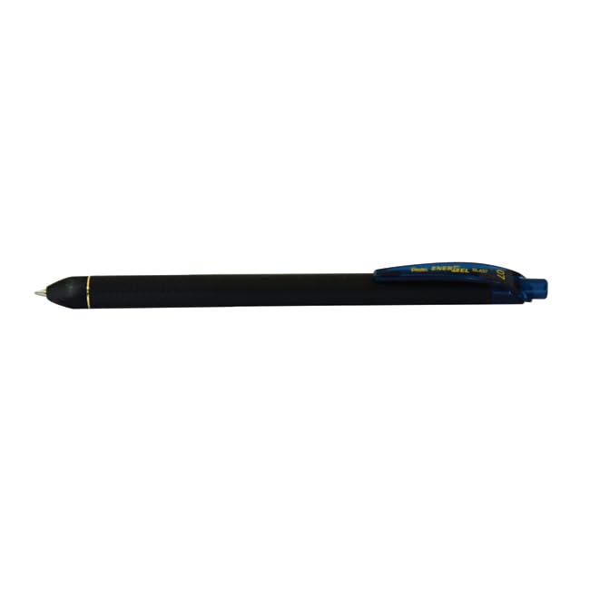 Pentel EnerGel Kuro Liquid Gel Pen, (0.7mm) Medium line, Navy Blue Ink, 12 Pack (BL437R1-CA)