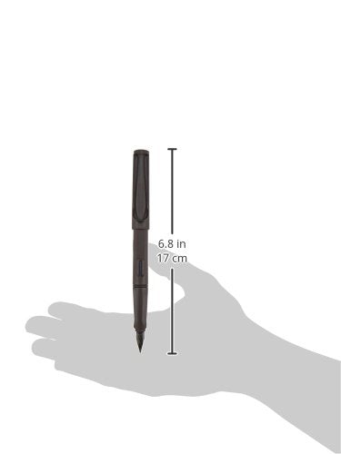 LAMY safari umbra - Fountain Pen with ergonomic grip & polished steel nib in size B - ideal for any