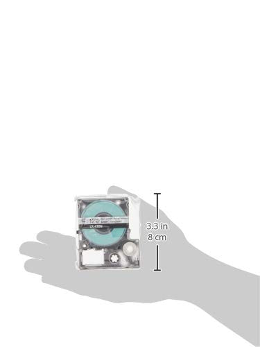Epson LabelWorks Tape Cartridge 1/2" Black on Clear (LK-4TBN) - for use with LW-300, 400, 600P, 700