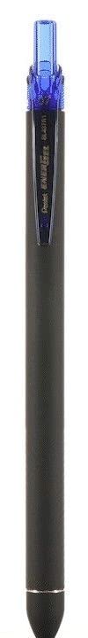 Pentel Energel 0.7 Kuro Gel Pen - Medium Line - 12 Pack of 6 Black & 6 Blue