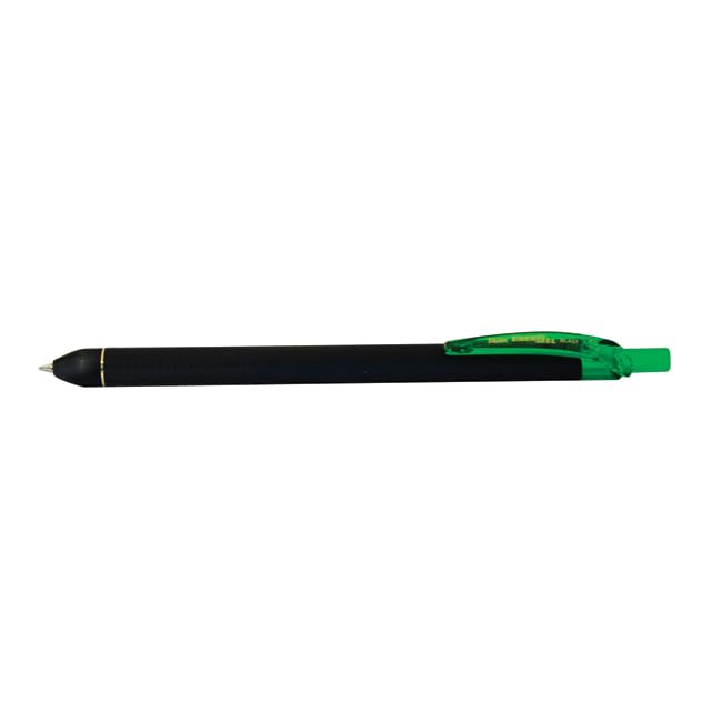 Pentel EnerGel Kuro Liquid Gel Pen, (0.7mm) Medium line, Lime Green Ink, 12 Pack (BL437R1-K)