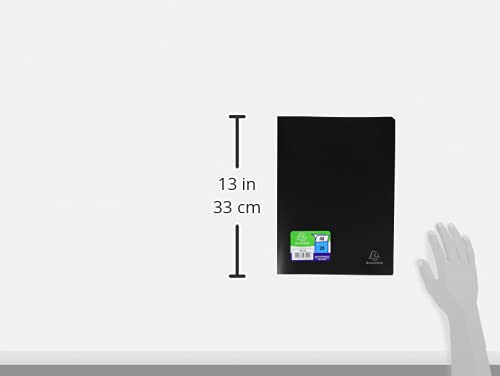 Exacompta Soft PP Display Book, A4, 20 Pockets - Black