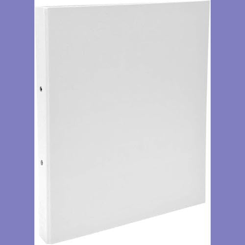 Exacompta A4 PP Covered Ring Binder, 2 Rings, 40 mm Spine, White