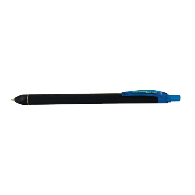Pentel EnerGel Kuro Liquid Gel Pen, (0.7mm) Medium line, Sky Blue Ink, 12 Pack (BL437R1-S)