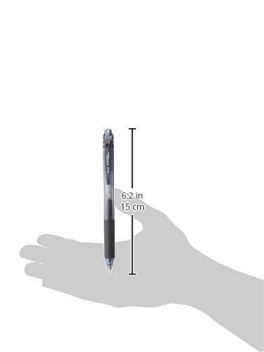 Pentel BLN105A EnerGel X Roller Ball Retractable Gel Pen, Black Ink, Fine, Dozen (BLN105-A)