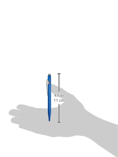 CREATIVE ART MATERIALS Caran D'ache Ballpoint Pen Metal Blue (849.160)