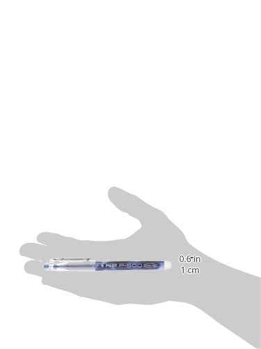PILOT Precise P-700 Rolling Ball Stick Pens, 0.7mm, Blue, 12-Pack