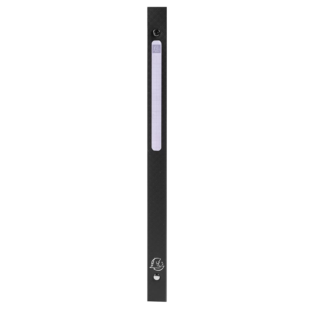 Exacompta - ref. 51191E - 1 Flexible Binder with OPAK Label - 4 Round Rings, Diameter 15 mm - Spine