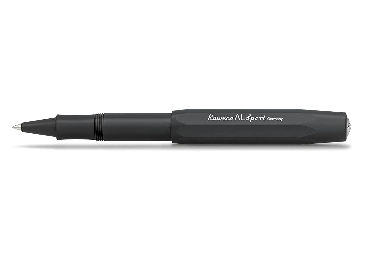 Kaweco AL SPORT Rollerball Black I Gel/Ballpoint Pen Including 0.7 mm Rollerball Pen Refill in
