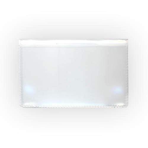 StoreSMART - Clear Folding Business Card Holders - 20 Pack - Polypropylene Plastic (RPP2915C-20)