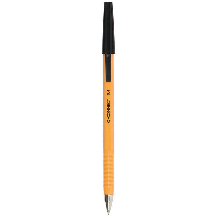 Q-CONNECT Fine Ballpoint Pen - Black