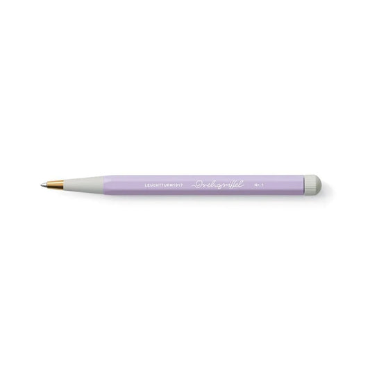 LEUCHTTURM1917 - Drehgriffel Writing Pen (Lilac) - Gel Pen with Black Ink Included