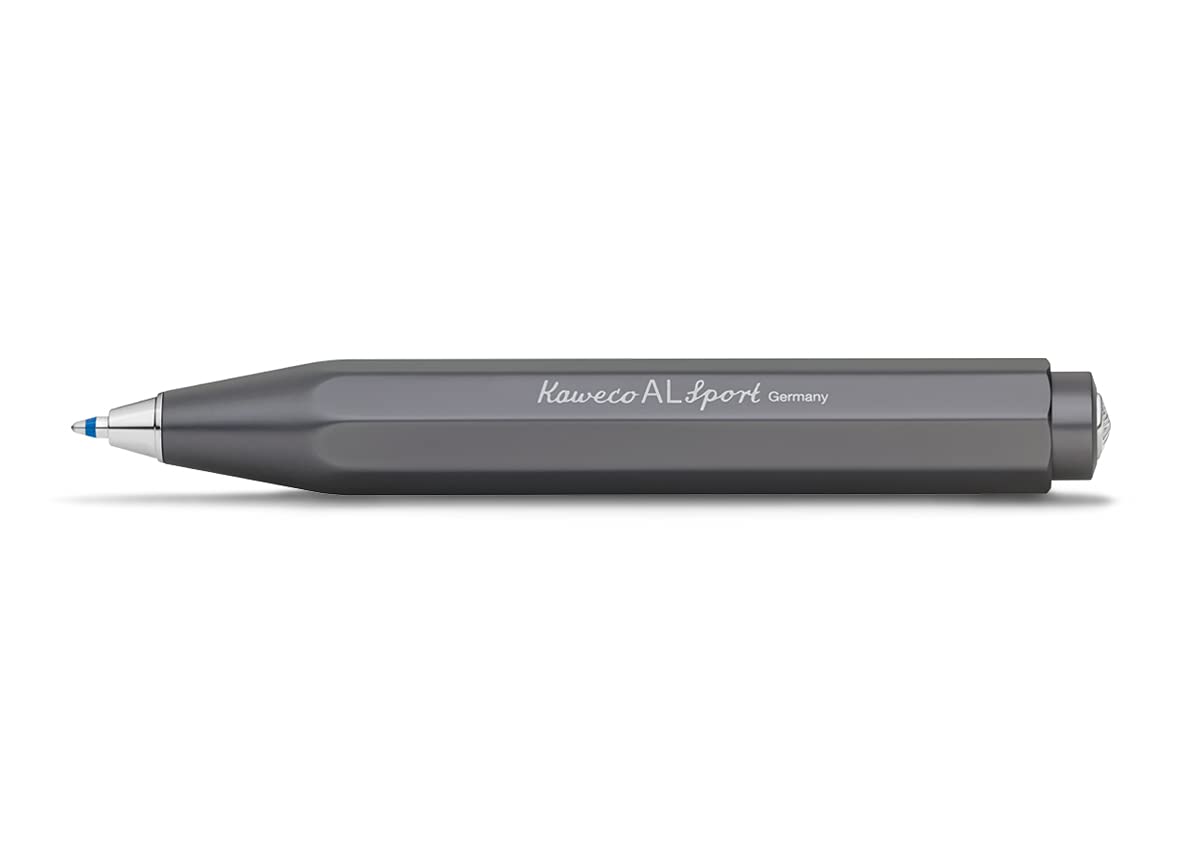 Kaweco AL SPORT Ball Pen Anthracite I Retractable Ballpoint Pen in Classic Design with Standard D1
