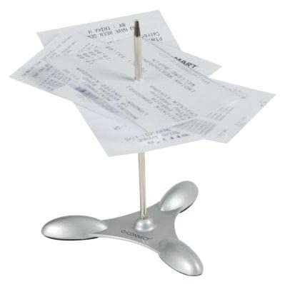 Q-Connect Note Spike, 9.5 x 8.5 x 1.1 cm, Silver